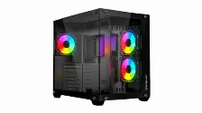 Gabinete Ocelot Gaming A-cube 1 Pc, Soporta Atx, Itx, Micro Atx, 7 Ranuras De Expansión, Color Negro, Ventana Lateral Si, Fuente De Alimentación No, 1 X Usb 3.2, 2 X Usb 2.0